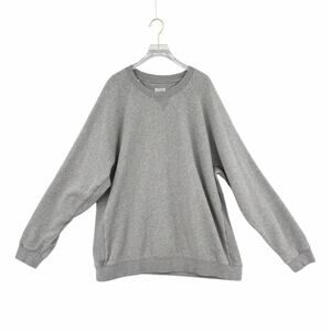 Duluth Men's Plus Souped Up Solid Gray Fleece Lined Layering Pullover Sweatshirt